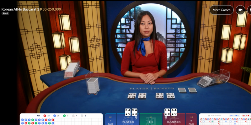 Korean All-in Baccarat